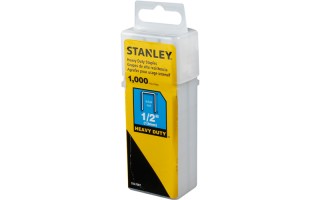Grapas Stanley TRA708T Trabajo Pesado 12mm (1/2") 1000u Grapas Stanley TRA708T Trabajo Pesado 12mm (1/2") 1000u