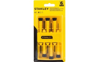 Destornilladores de Precisión Stanley 66-052 6pzs Destornilladores de Precisión Stanley 66-052 6pzs