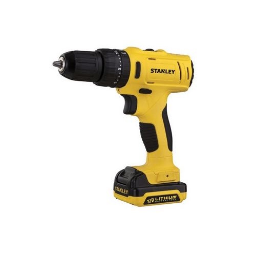 Taladro a Batería + Atornillador de Impacto Stanley  12V con Bolson