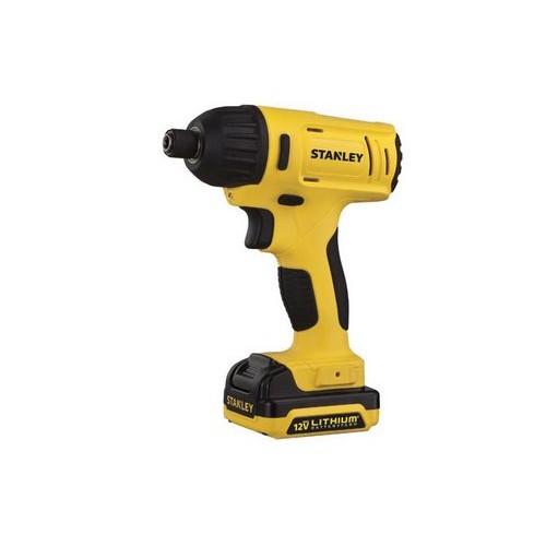 Taladro a Batería + Atornillador de Impacto Stanley  12V con Bolson