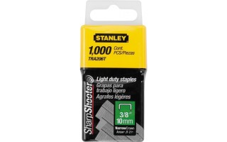 Grapas Stanley TRA206T Uso Ligero 10mm (3/8") 1000u Grapas Stanley TRA206T Uso Ligero 10mm (3/8") 1000u