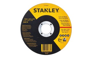 Disco de Corte Metal Stanley STA8061 115mm x 1mm Inox Disco de Corte Metal Stanley STA8061 115mm x 1mm Inox