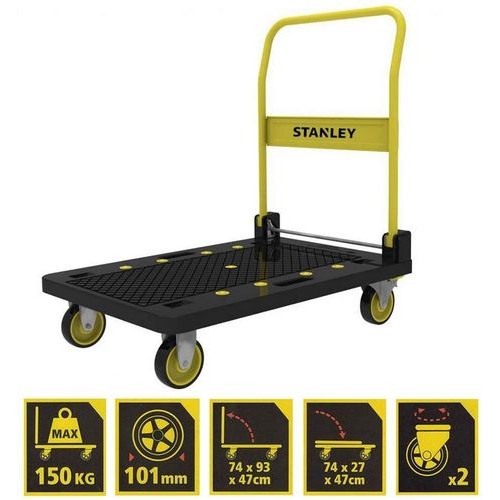 Carro Plataforma Stanley SXWTC-PC508 150kg con Freno