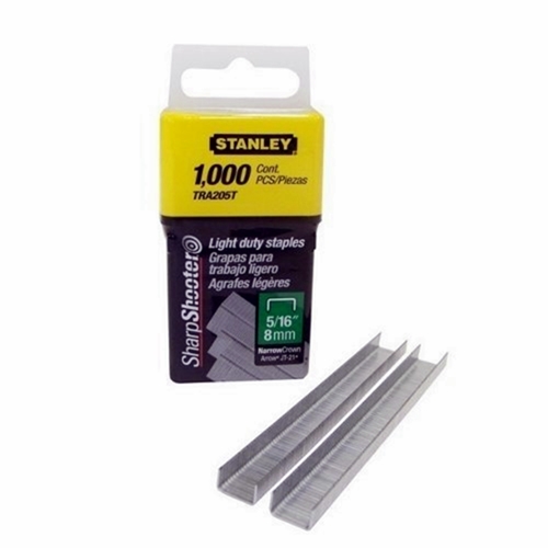 Grapas Stanley TRA205T Uso Ligero 8mm (5/16") 1000u