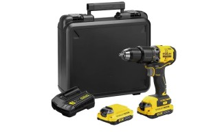 Taladro Percutor a Batería Stanley SBD715C2K 13mm 20V