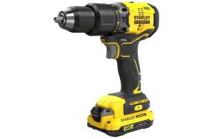 Taladro Percutor a Batería Stanley SBD715C2K 13mm 20V