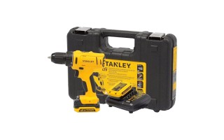 Taladro Percutor a Batería Stanley SCH121S2K 10mm 12V Taladro Percutor a Batería Stanley SCH121S2K 10mm 12V