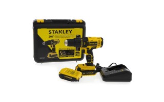Taladro Percutor a Batería Stanley SCH201C2 13mm 20V Taladro Percutor a Batería Stanley SCH201C2 13mm 20V