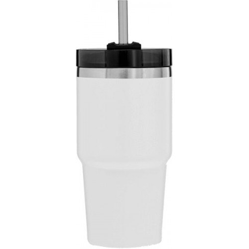 Vaso Térmico con Pajita Stanley Adventure 591ml Blanco