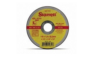 Disco de Corte Acero Inox Starrett Exact 115mm x 1,6mm Disco de Corte Acero Inox Starrett Exact 115mm x 1,6mm