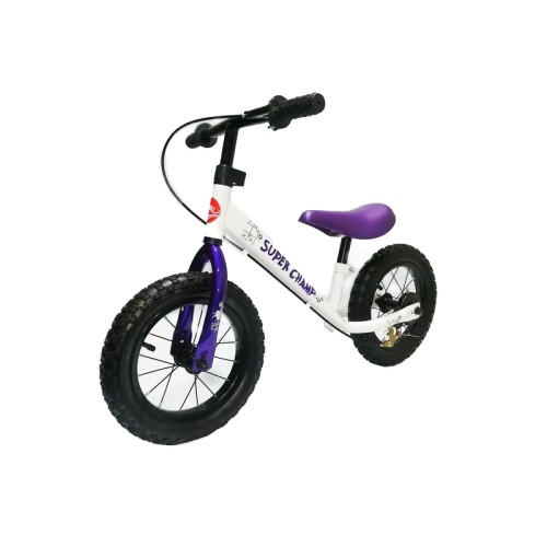 Bicicleta de Balance Super Champ Monkey Aro 12'' Blanco