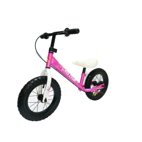 Bicicleta de Balance Super Champ Monkey Aro 12'' Rosado