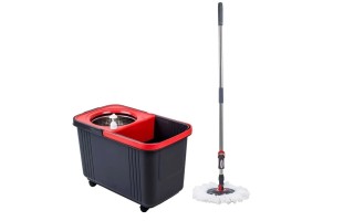 Mopa para Piso y Balde con Escurridor SuperPro Bettanin  Mopa para Piso y Balde con Escurridor SuperPro Bettanin