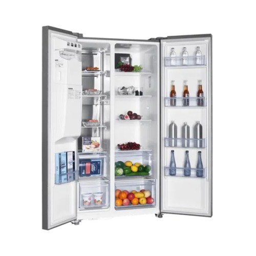 Heladera TCL Side by Side C513SBIM 520L Frío Seco Inox.