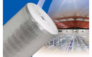 Aislante Termico TecnoEspuma Poliuretano y doble Aluminio 5mm 1x20m