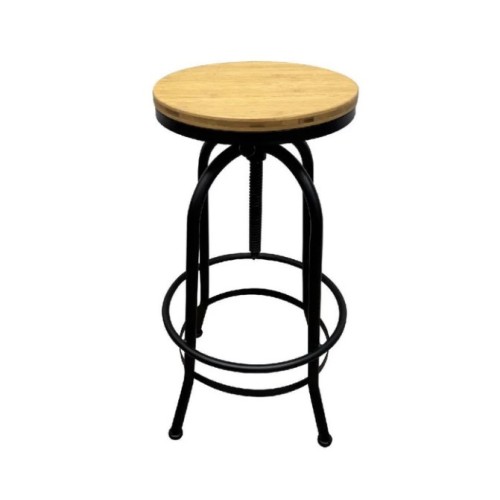 Silla de Bar Tenyale Regulable Metal y Madera
