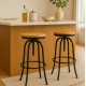 Silla de Bar Tenyale Regulable Metal y Madera