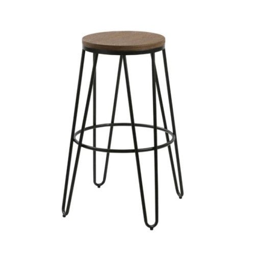 Silla de Bar Tenyale T-5068 Metal y Madera