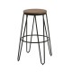 Silla de Bar Tenyale T-5068 Metal y Madera