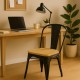 Silla Tenyale Tolix T-5816-4 Plástico y Metal Negro