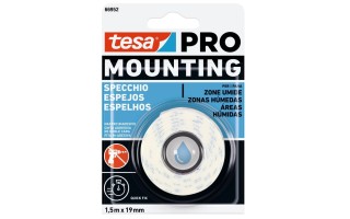 Cinta de Montaje Tesa Mirror Áreas Húmedas 19mm 1,5m Cinta de Montaje Tesa Mirror Áreas Húmedas 19mm 1,5m