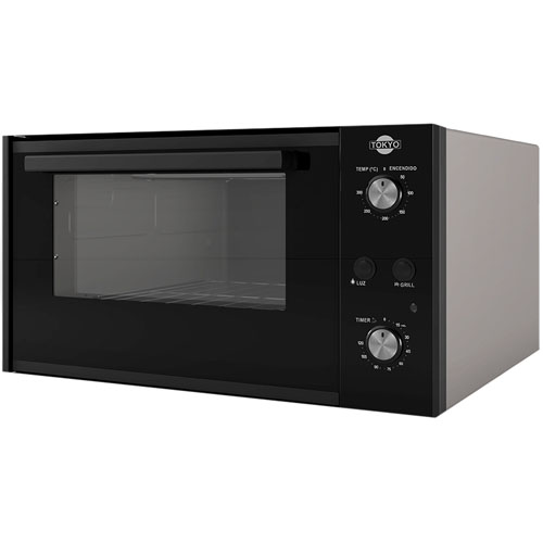 Horno Eléctrico Empotrable Tokyo Clara 45L 1700W Negro