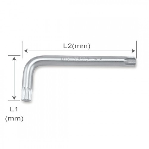 Llave Multidentada Toptul AGGS M12