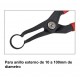 Pinza p/ Seguro Toptul DCBA Externo Curvo 7" 19-60mm