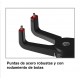 Pinza p/ Seguro Toptul DCBA Externo Curvo 7" 19-60mm