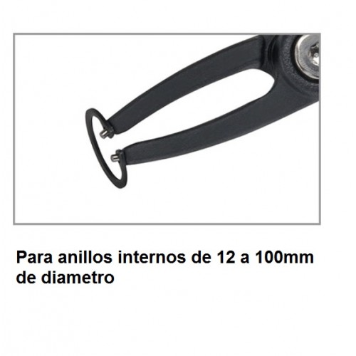 Pinza p/ Seguro Toptul DCBD Interno Recto 7" 19-60mm