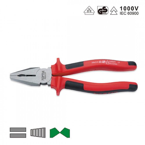 Pinza Universal Aislada Toptul DGBA 1000V 6"