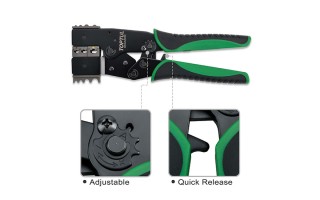 Pinza Crimpadora para Terminales Toptul DKCA 2en1 Pinza Crimpadora para Terminales Toptul DKCA 2en1