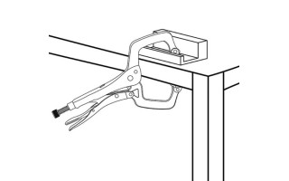 Pinza Presion Toptul DMAA para Superficies 11" Pinza Presion Toptul DMAA para Superficies 11"