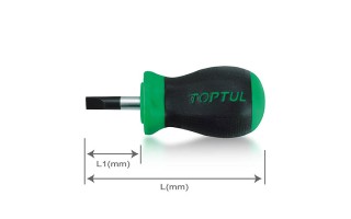 Destornillador Plano Toptul FABB 6,5x25mm Destornillador Plano Toptul FABB 6,5x25mm