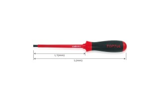 Destornillador Plano Aislado Toptul FAEB 3x75mm Destornillador Plano Aislado Toptul FAEB 3x75mm