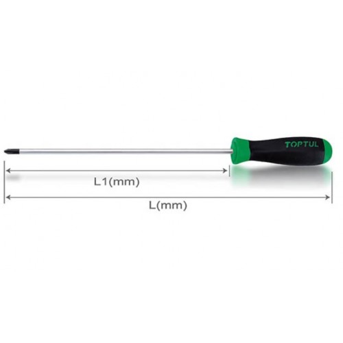 Destornillador Cruz Toptul FBCB PH1 250mm