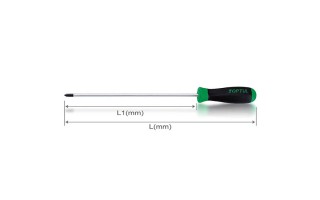 Destornillador Cruz Toptul FBCB PH2 400mm Destornillador Cruz Toptul FBCB PH2 400mm