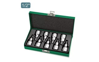 Puntas Torx Toptul GAAD enc.1/2 9pzs T20-T60 Puntas Torx Toptul GAAD enc.1/2 9pzs T20-T60