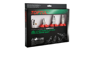 Pinzas Aisladas Toptul GAAE 1000V 4pzs Pinzas Aisladas Toptul GAAE 1000V 4pzs