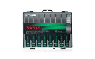 Destornilladores de Precisión Toptul GAAW 8pzs Destornilladores de Precisión Toptul GAAW 8pzs
