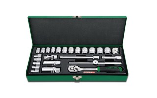 Llaves Tubo Hex. Toptul GCAD enc.3/8" [mm] 25pzs 6-24mm