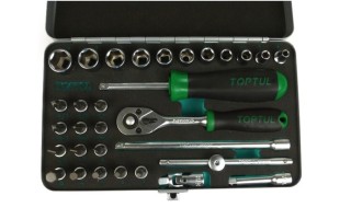 Llaves Tubo y Puntas Toptul GCAD enc.1/4" 31pzs Llaves Tubo y Puntas Toptul GCAD enc.1/4" 31pzs