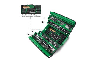 Caja de Herramientas Toptul GCAZ 5comp. 111pzs Caja de Herramientas Toptul GCAZ 5comp. 111pzs