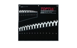 Llaves Combinadas Planas Toptul GPAB 26pzs 6 - 32mm Llaves Combinadas Planas Toptul GPAB 26pzs 6 - 32mm