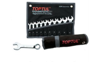 Llaves Combinadas Cortas Toptul GPAF 10pzs 10-19mm Llaves Combinadas Cortas Toptul GPAF 10pzs 10-19mm