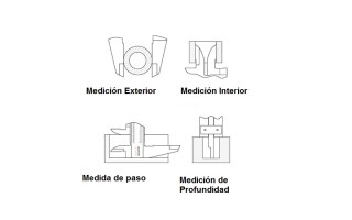 Calibre Toptul IACA Analogico 150mm +-0,02