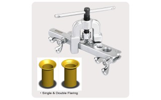 Cortador de Tubos y Avellanador Toptul JGAI 12pzs