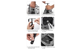 Reparador de Rosca de Bujía Toptul JGAI 56pzs Reparador de Rosca de Bujía Toptul JGAI 56pzs