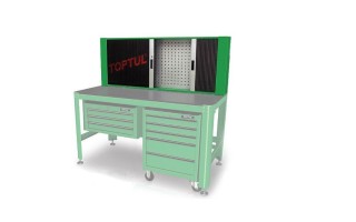 Panel de Herramientas Toptul TAAD 156cm Verde Panel de Herramientas Toptul TAAD 156cm Verde