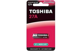 Pila Toshiba Alcalina 27A 12V Pila Toshiba Alcalina 27A 12V